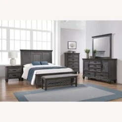 Other Queen Panel Bed In Rich Weathered Sage Finish
