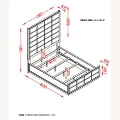 Other Modern Queen Bed In Smoked Peppercorn Finish