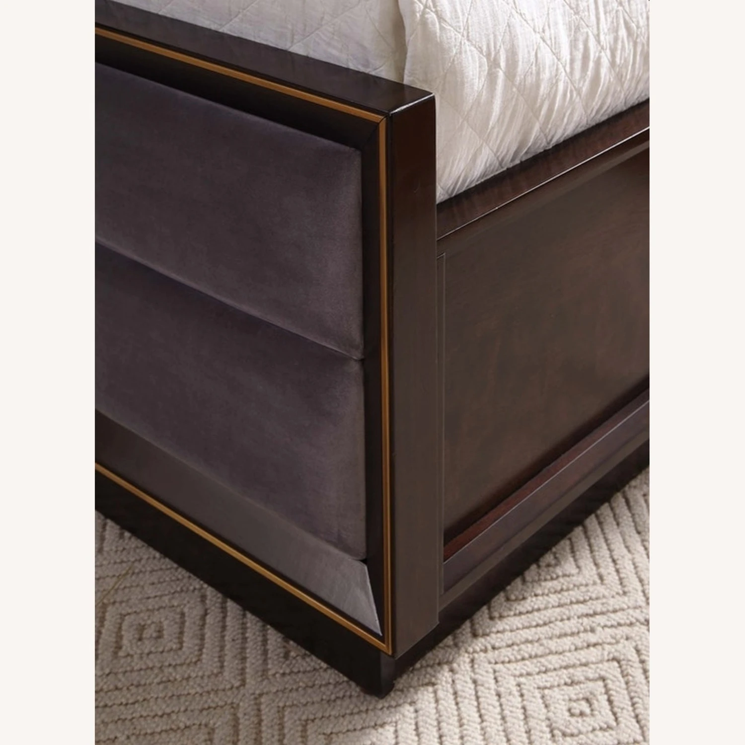 Other Modern Queen Bed In Smoked Peppercorn Finish - Image 2