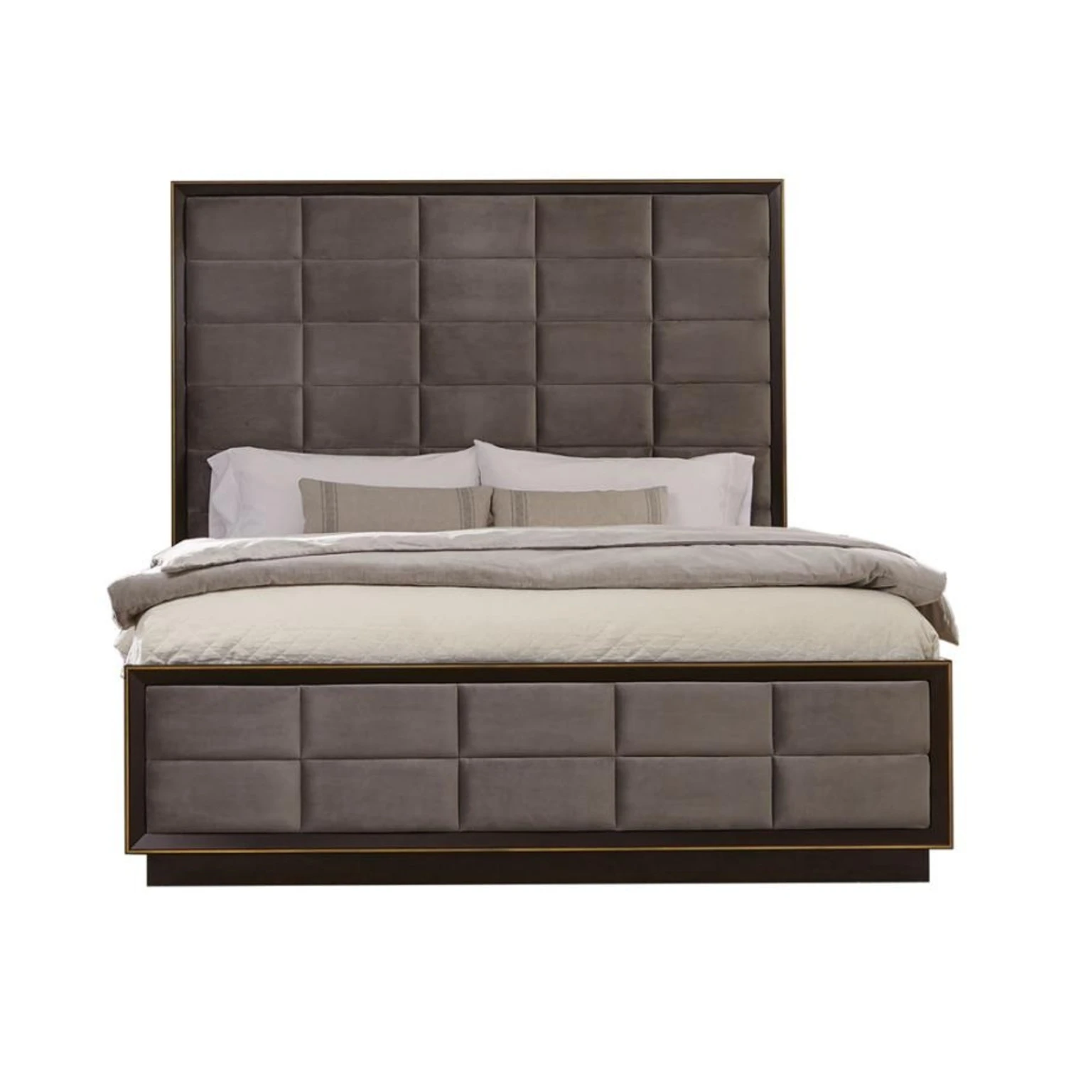 Other Modern Queen Bed In Smoked Peppercorn Finish - Image 5