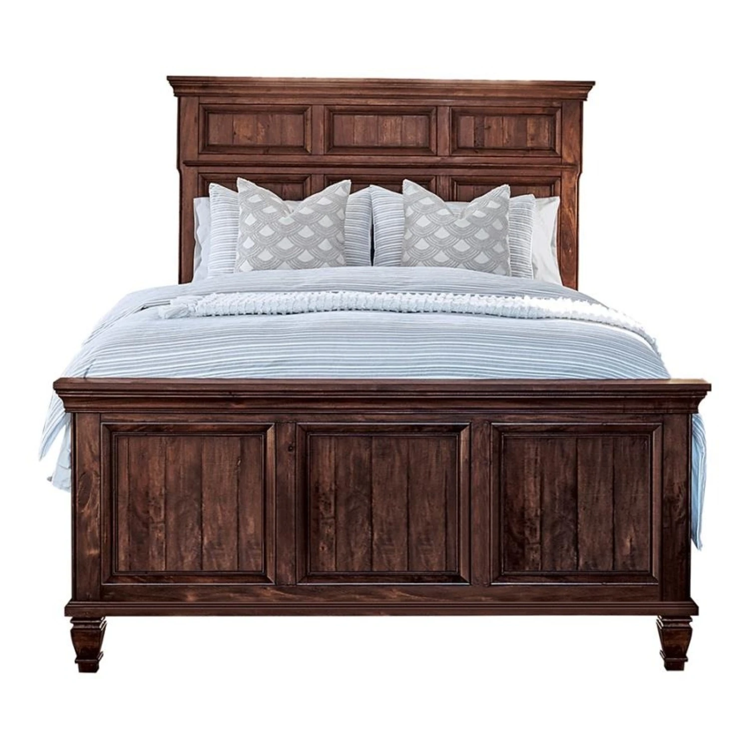 Other Queen Bed In Weathered Burnished Brown Finish - Image 5