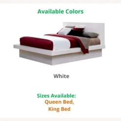 Other Minimalist-Look Queen Bed In Clean White Finish