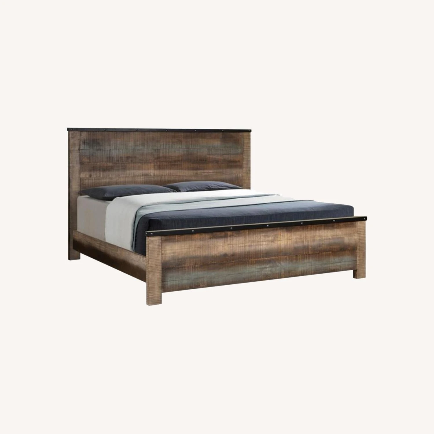 Other Queen Bed In Antique Multi-Tonal Finish - Image 4