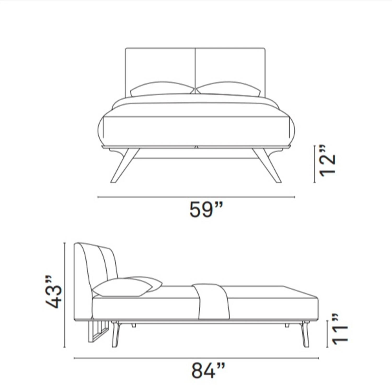 Other Queen Platform Bed In Cappuccino & Gray Finish - Image 2