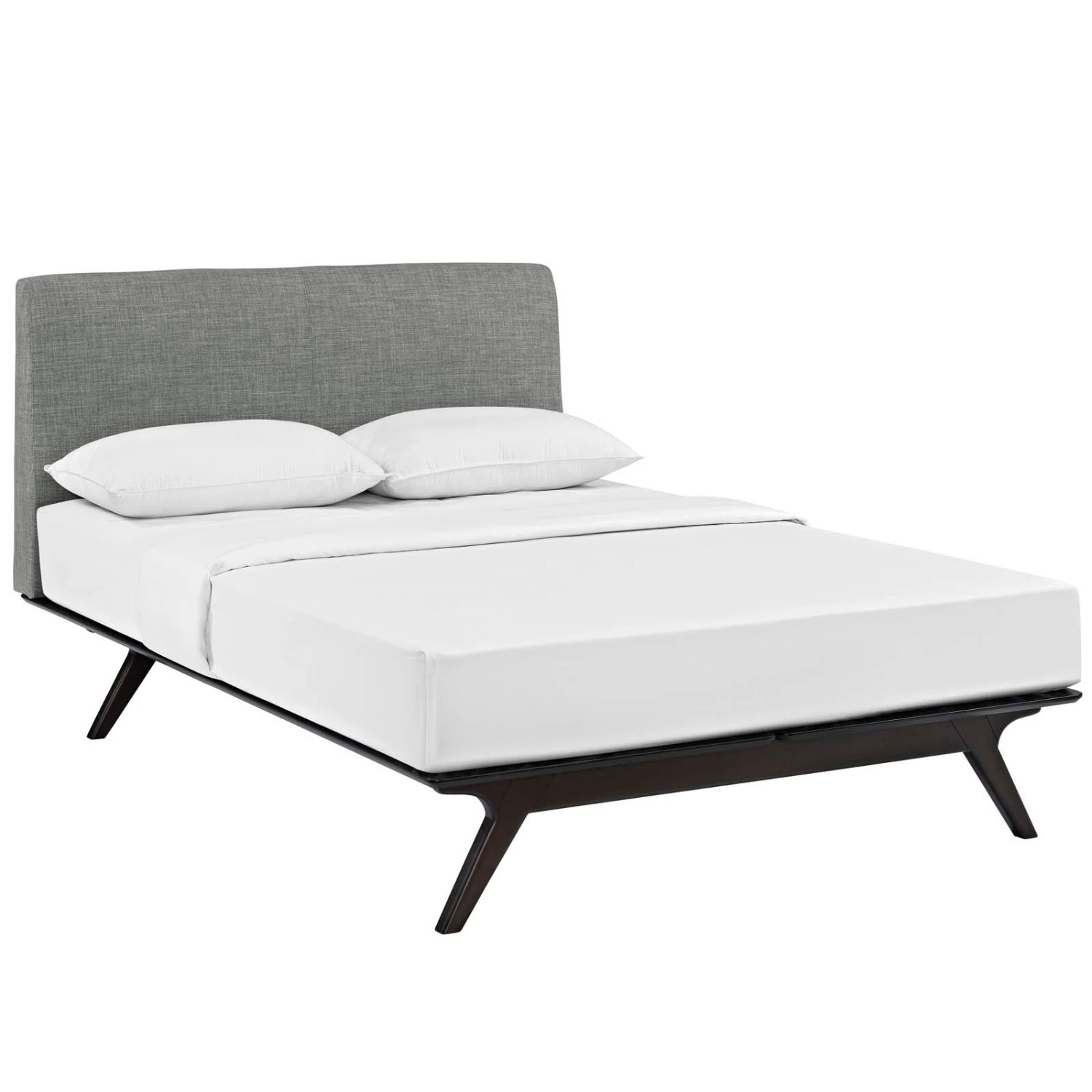 Other Queen Platform Bed In Cappuccino & Gray Finish - Image 3