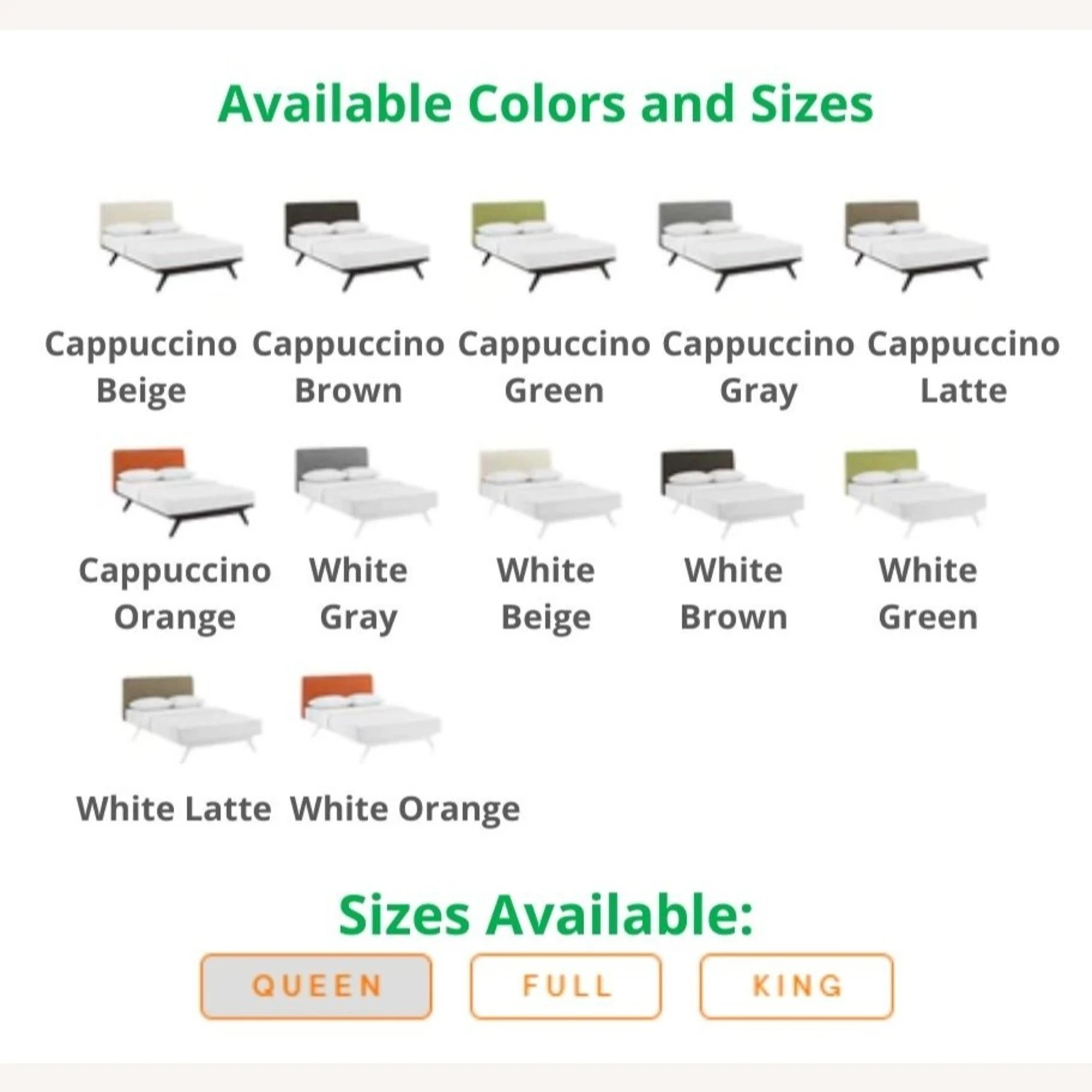 Other Queen Platform Bed In Cappuccino & Gray Finish - Image 4