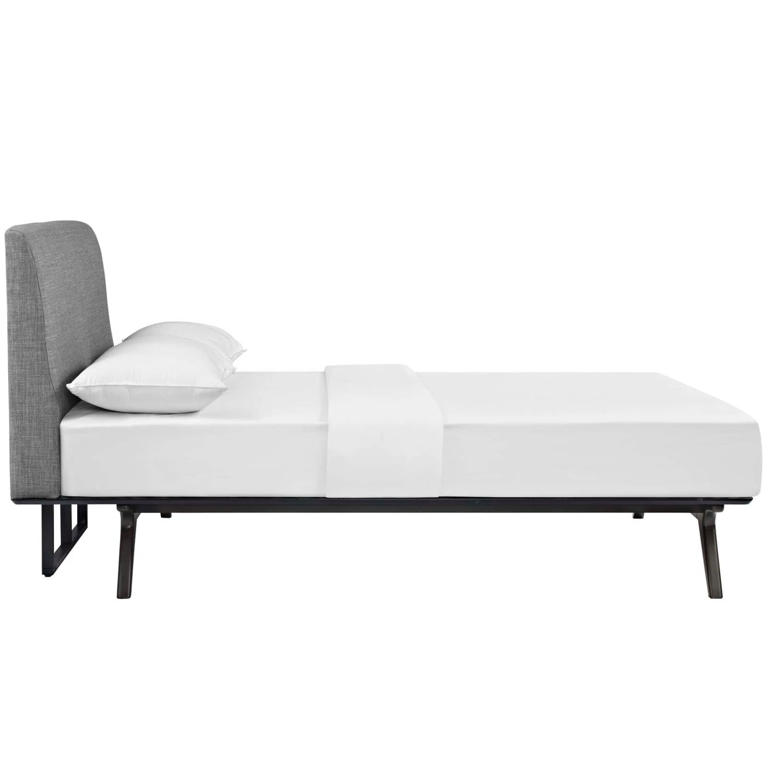 Other Queen Platform Bed In Cappuccino & Gray Finish - Image 5