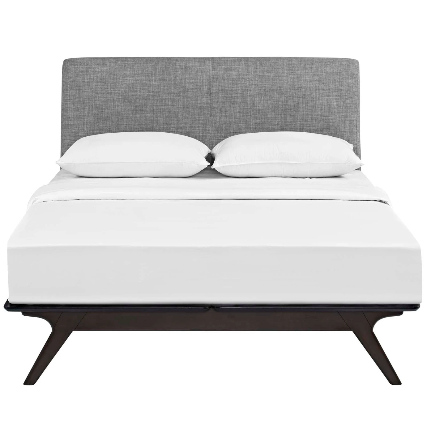 Other Queen Platform Bed In Cappuccino & Gray Finish - Image 7