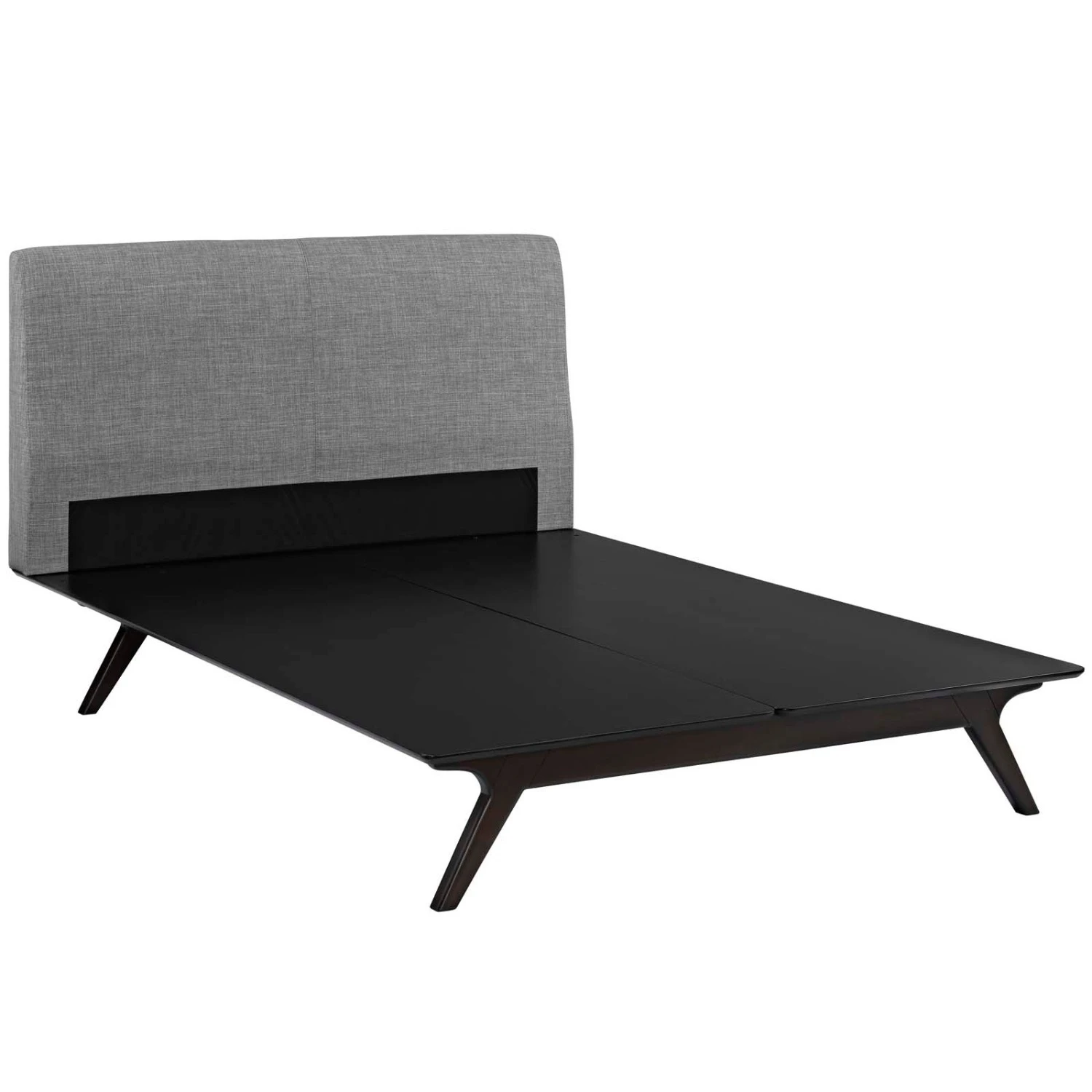 Other Queen Platform Bed In Cappuccino & Gray Finish - Image 8