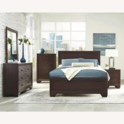 Other Transitional Style Queen Bed In Dark Cocoa Finish