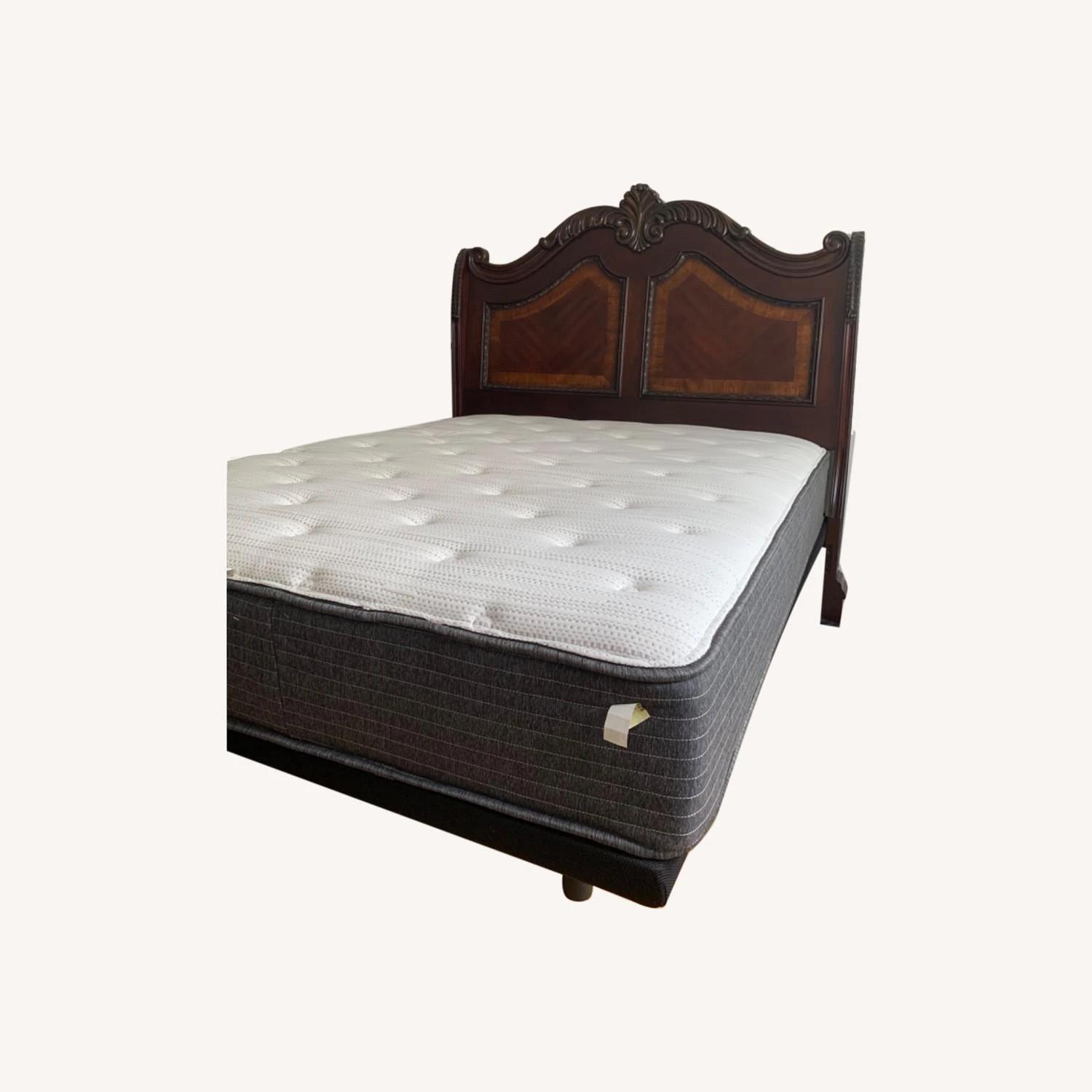 Raymour & Flanagan Catalina Queen Sleigh Bed - Image 2
