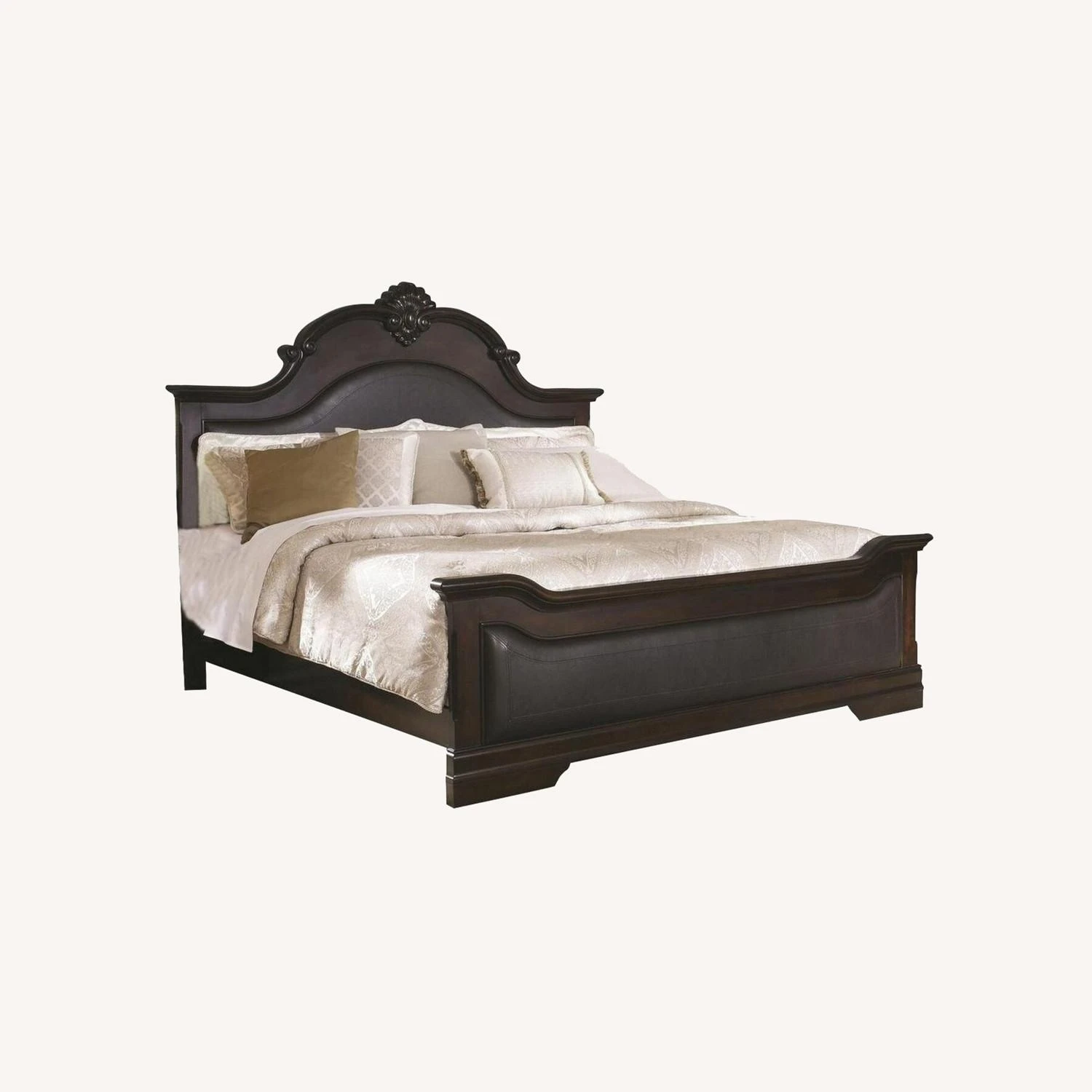 Other Queen Bed In Cappuccino Finish W/ Arched Headboard - Image 2