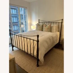 Ethan Allen Queen Cast Iron Bed
