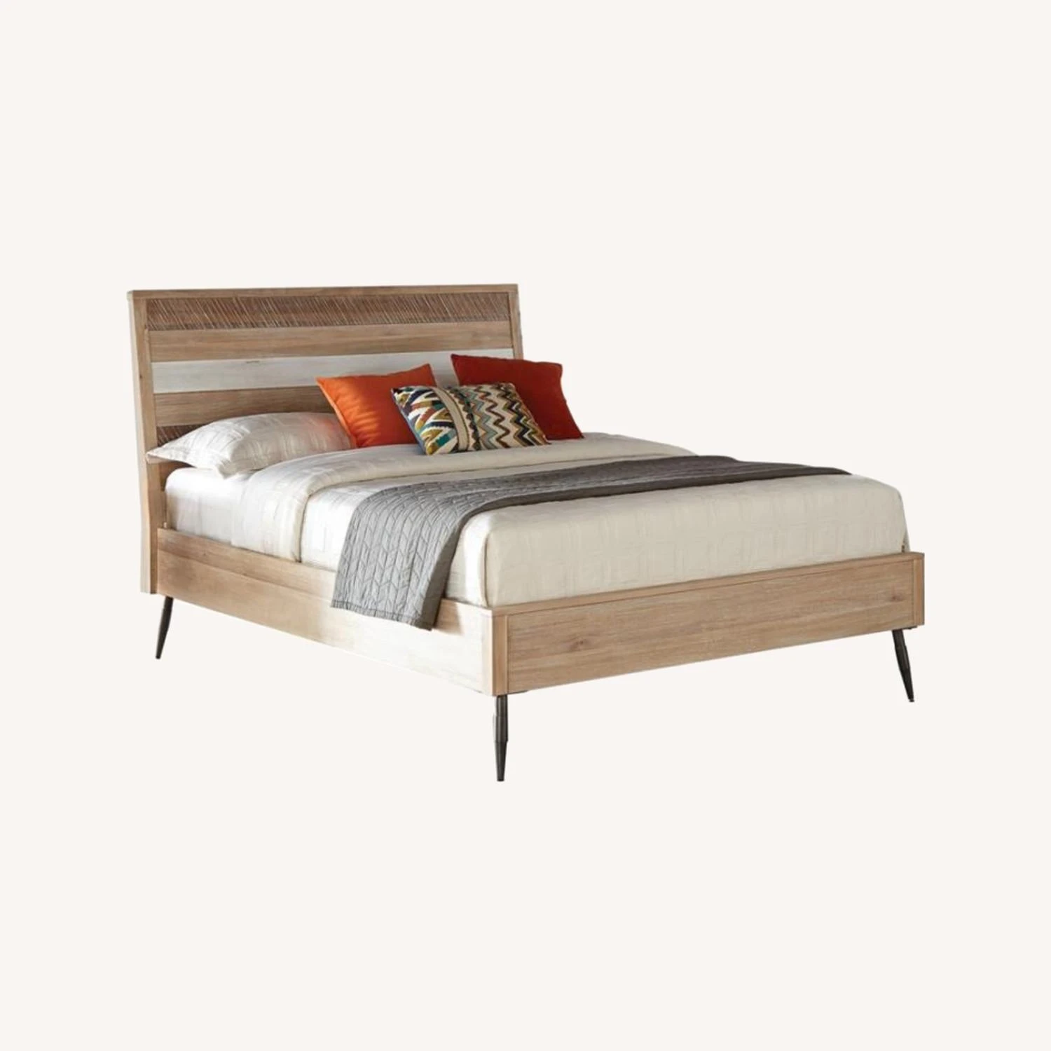 Other Queen Bed In Rough Sawn Multi Finish - Image 2