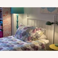 Room & Board White Metal Twin Platform Bed Frame