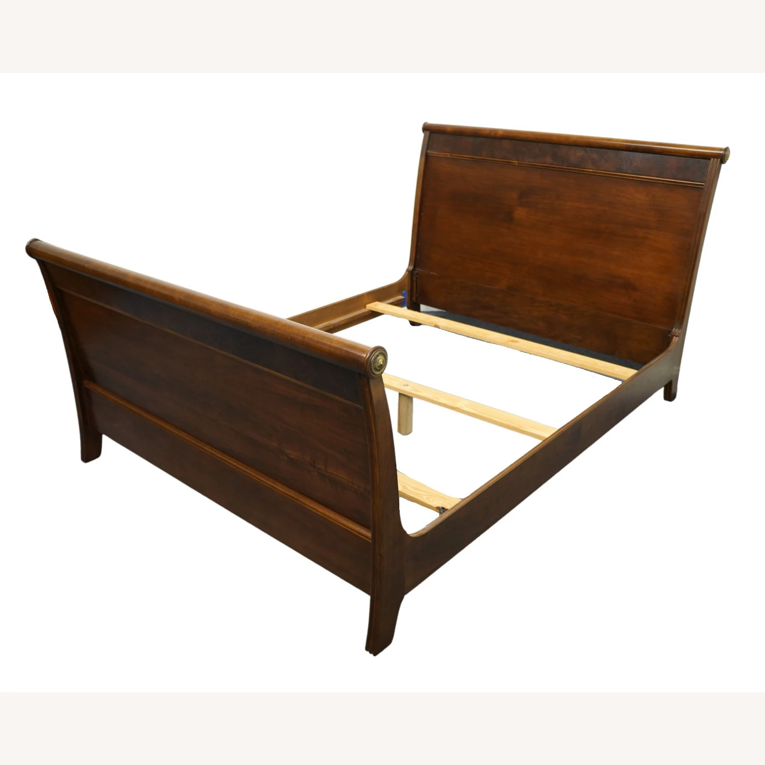 Stanley Cherry Contemporary Style Queen Size Bed - Image 2