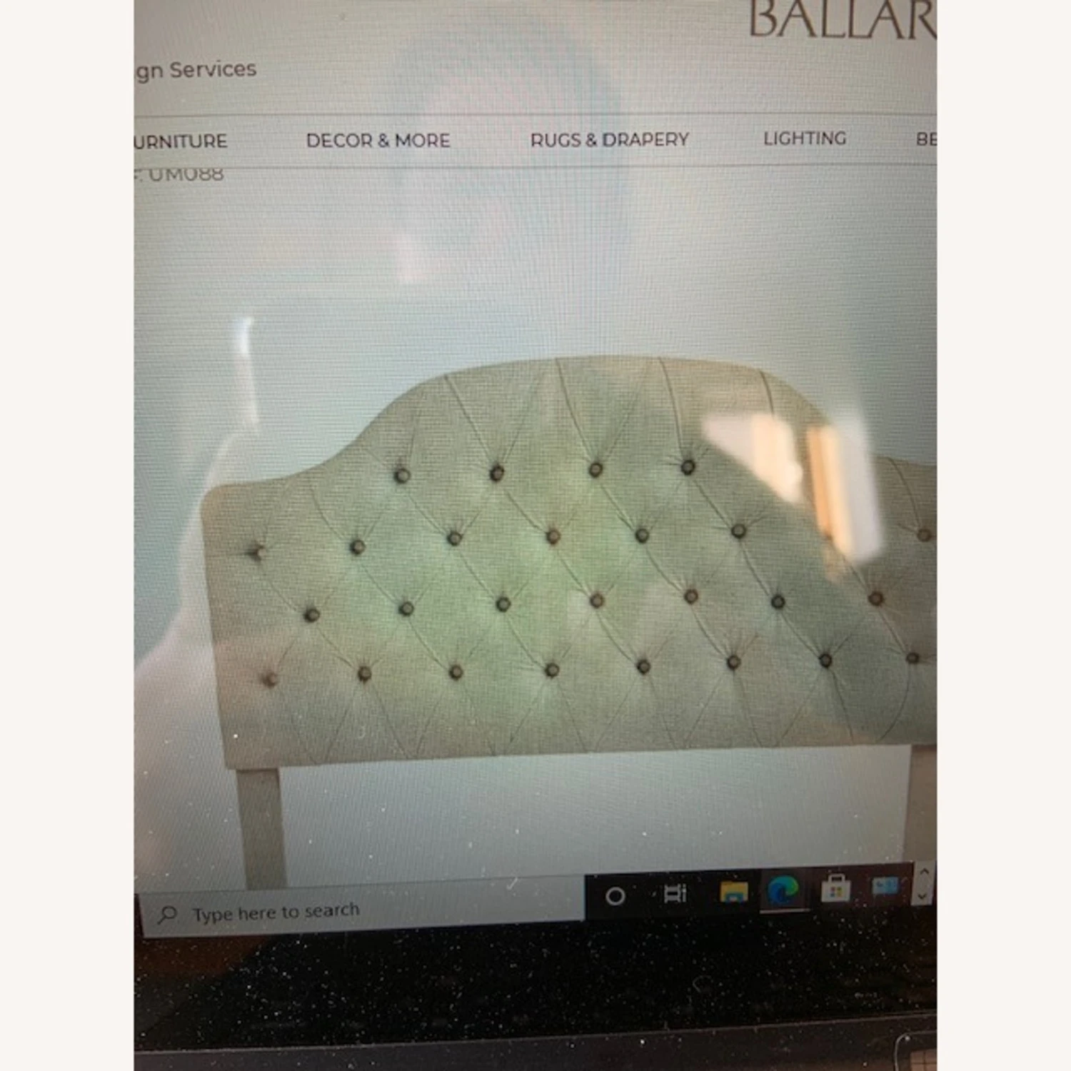 Ballard Designs Camden Full Headboard - Image 7