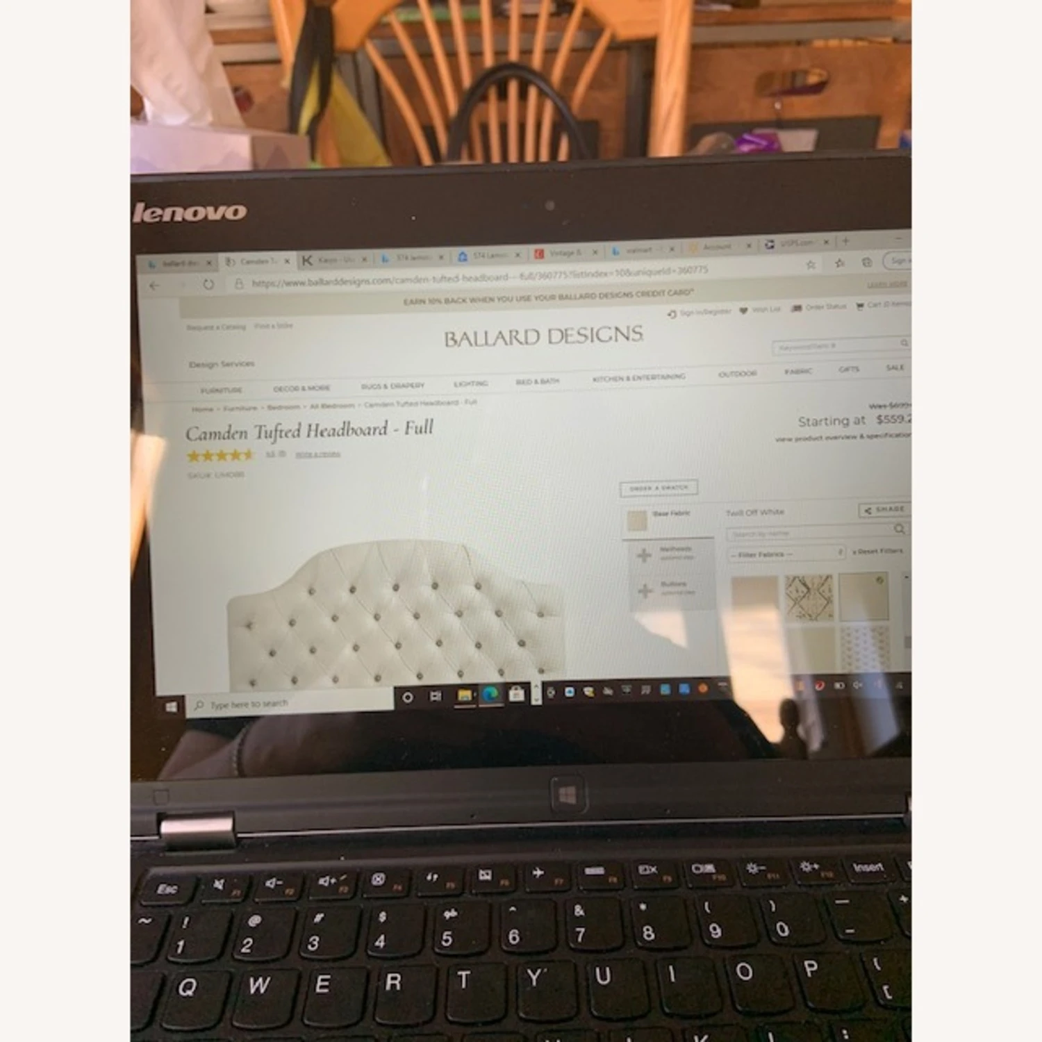 Ballard Designs Camden Full Headboard - Image 8