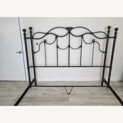 Black Metal Headboard And Bed Frame