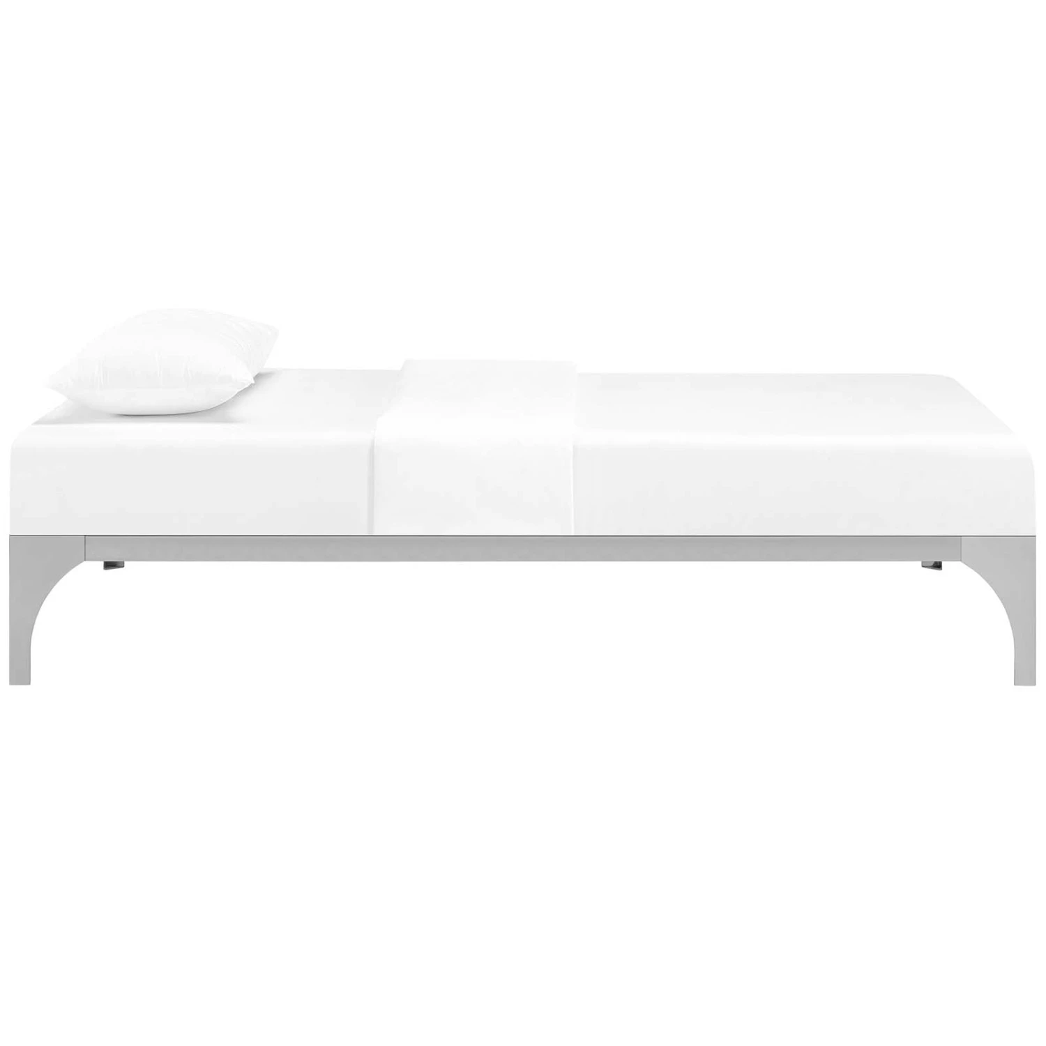 Other Twin Bed In Silver Sturdy Steel Frame Finish - Image 4