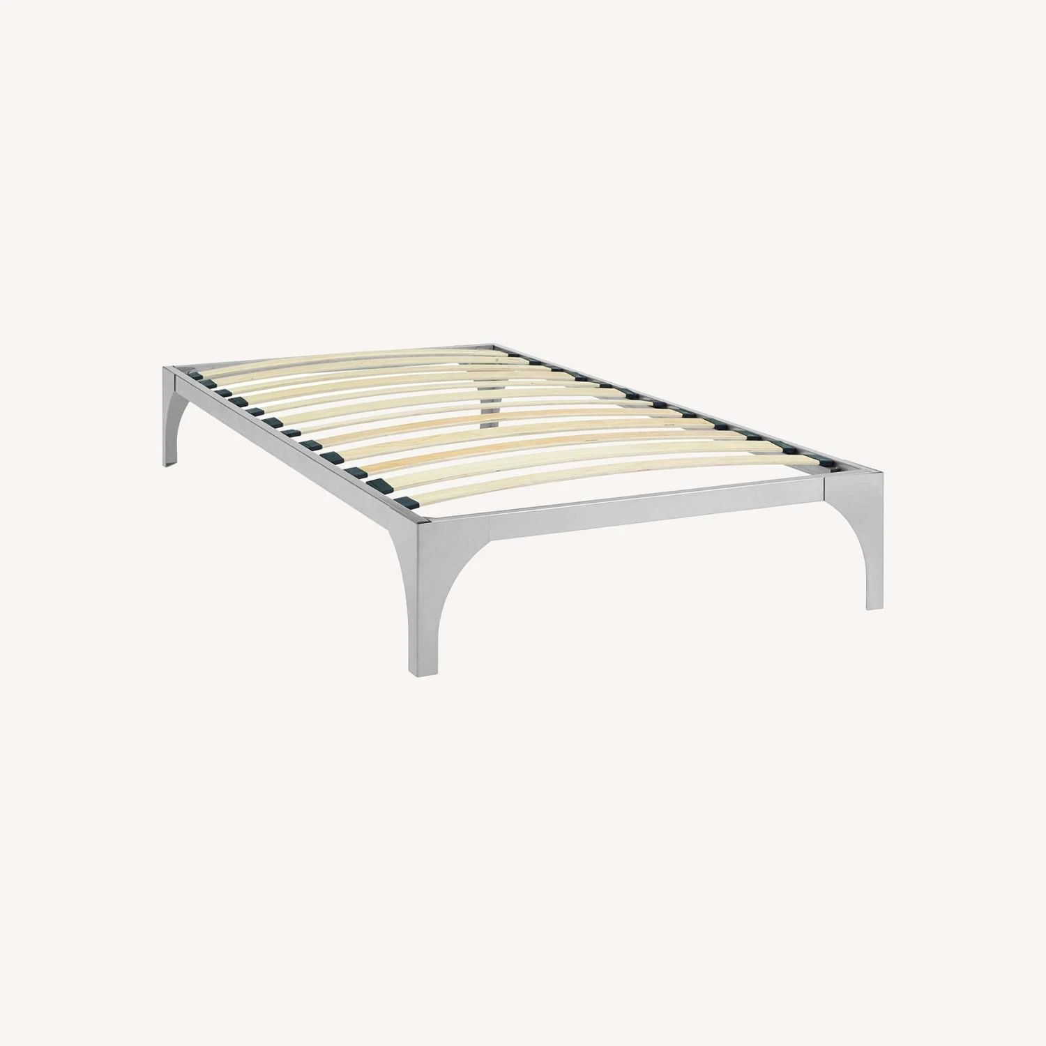 Other Twin Bed In Silver Sturdy Steel Frame Finish - Image 5