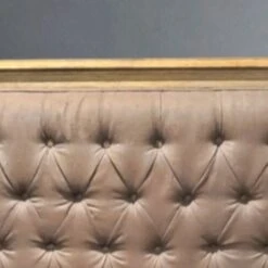 Zentique Louis Aubergine Tufted Oak Headboard