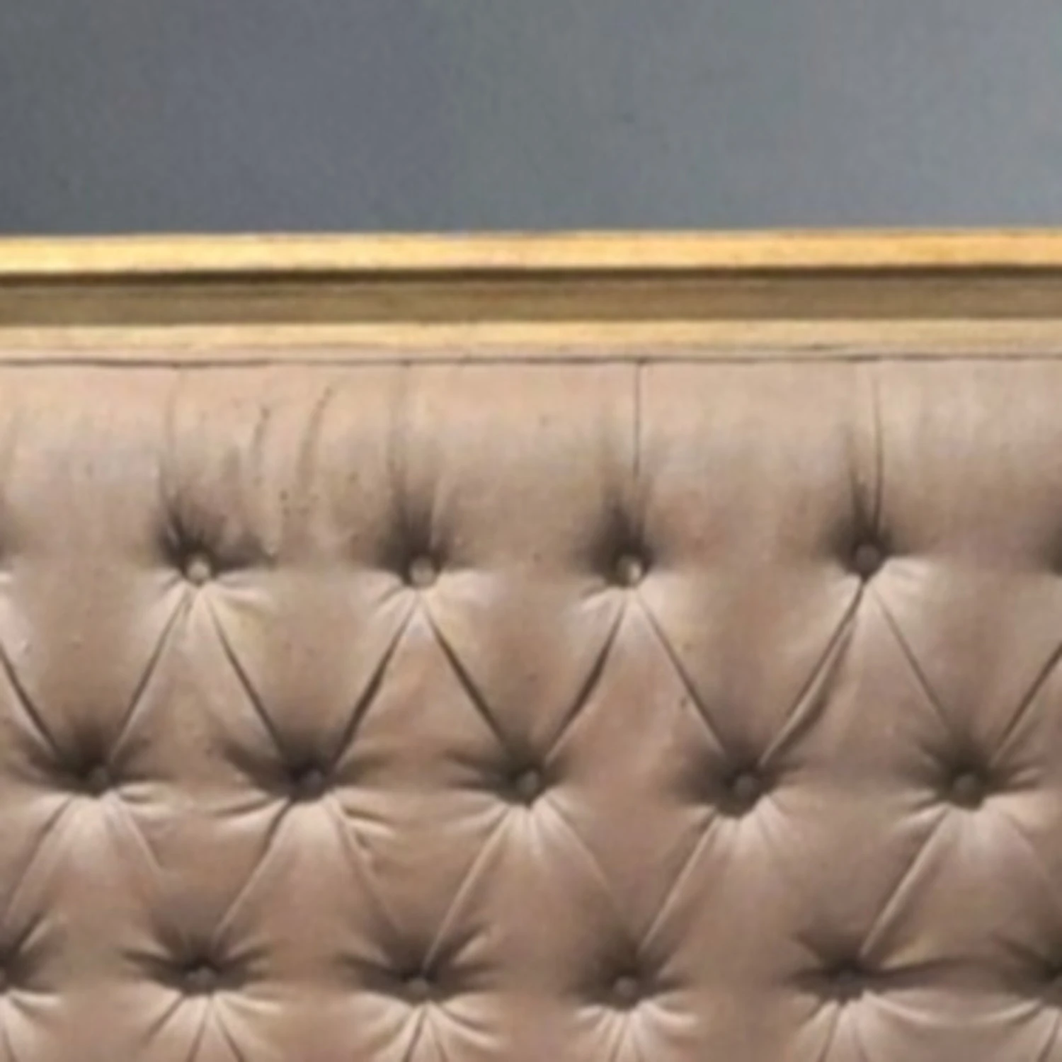 Zentique Louis Aubergine Tufted Oak Headboard