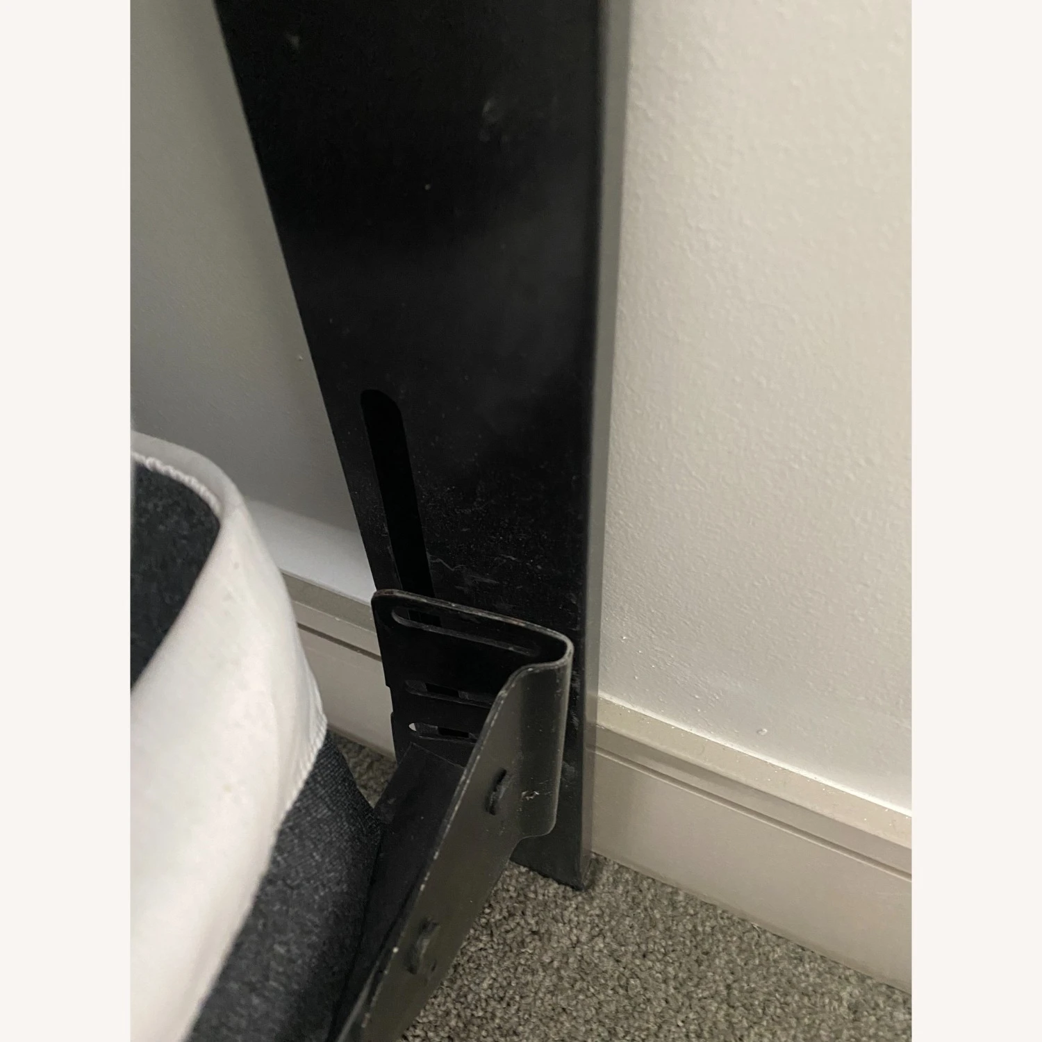 Other Dark Grey Velvet Headboard For A Queen Bed - Image 8