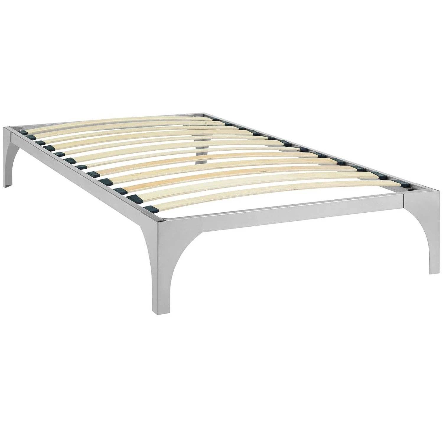 Other Twin Bed In Silver Sturdy Steel Frame Finish - Image 8