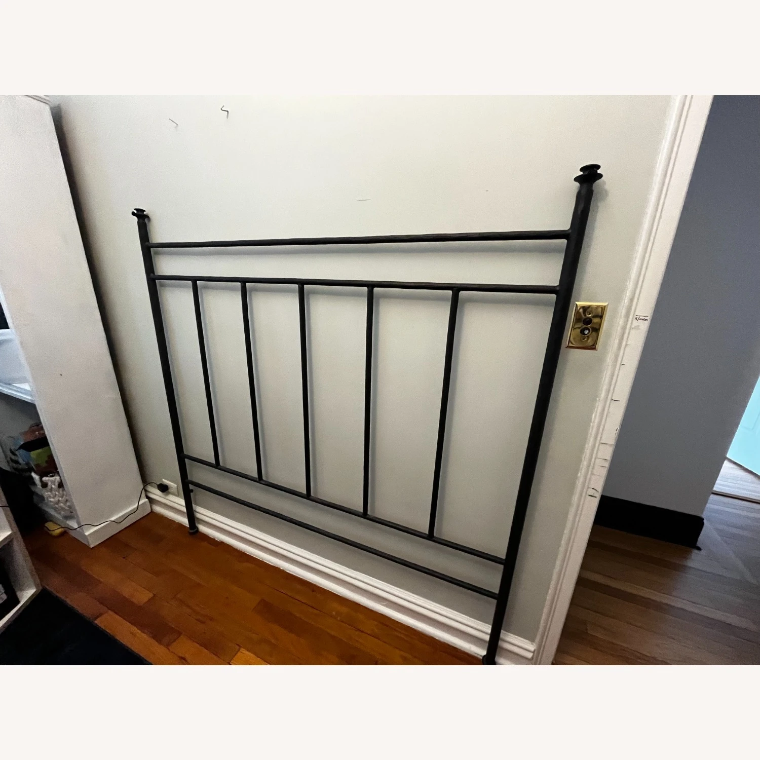 Pottery Barn Iron Headboard - Image 4