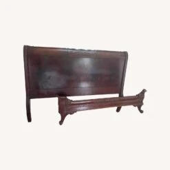 Chinese Chippendale Headboard And Foodboard