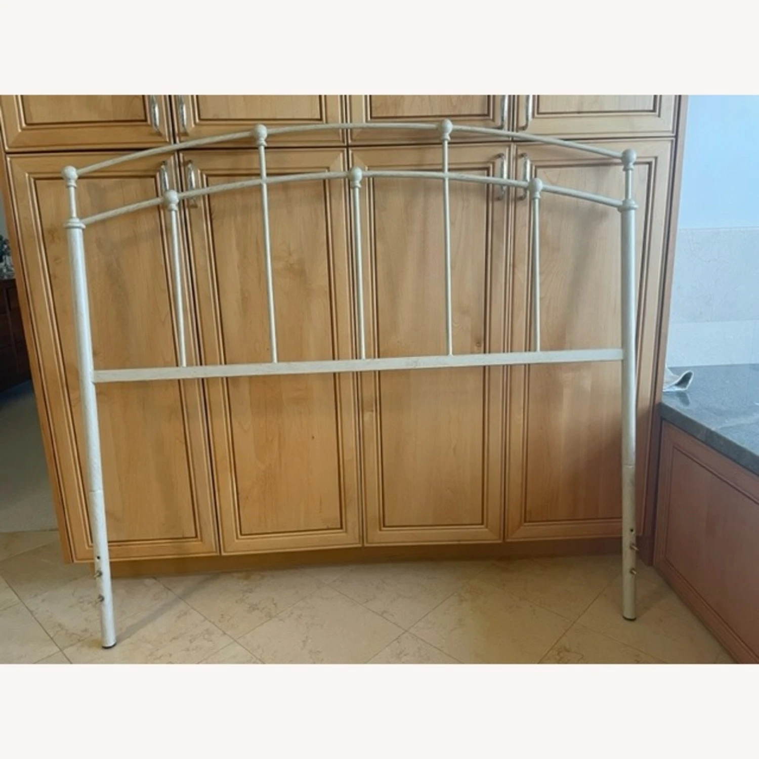 Other White Metal Headboard For Full Bed - Image 2