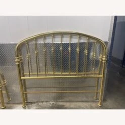 Charles P Rogers Brass Queen Headboard