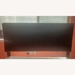 Dark Brown Tufted Queen Size Headboard