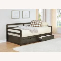 Other Rustic Twin XL Daybed In Grey Finish W/ Trundle