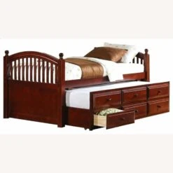 Other Twin Daybed In Chestnut Finish W/ Trundle