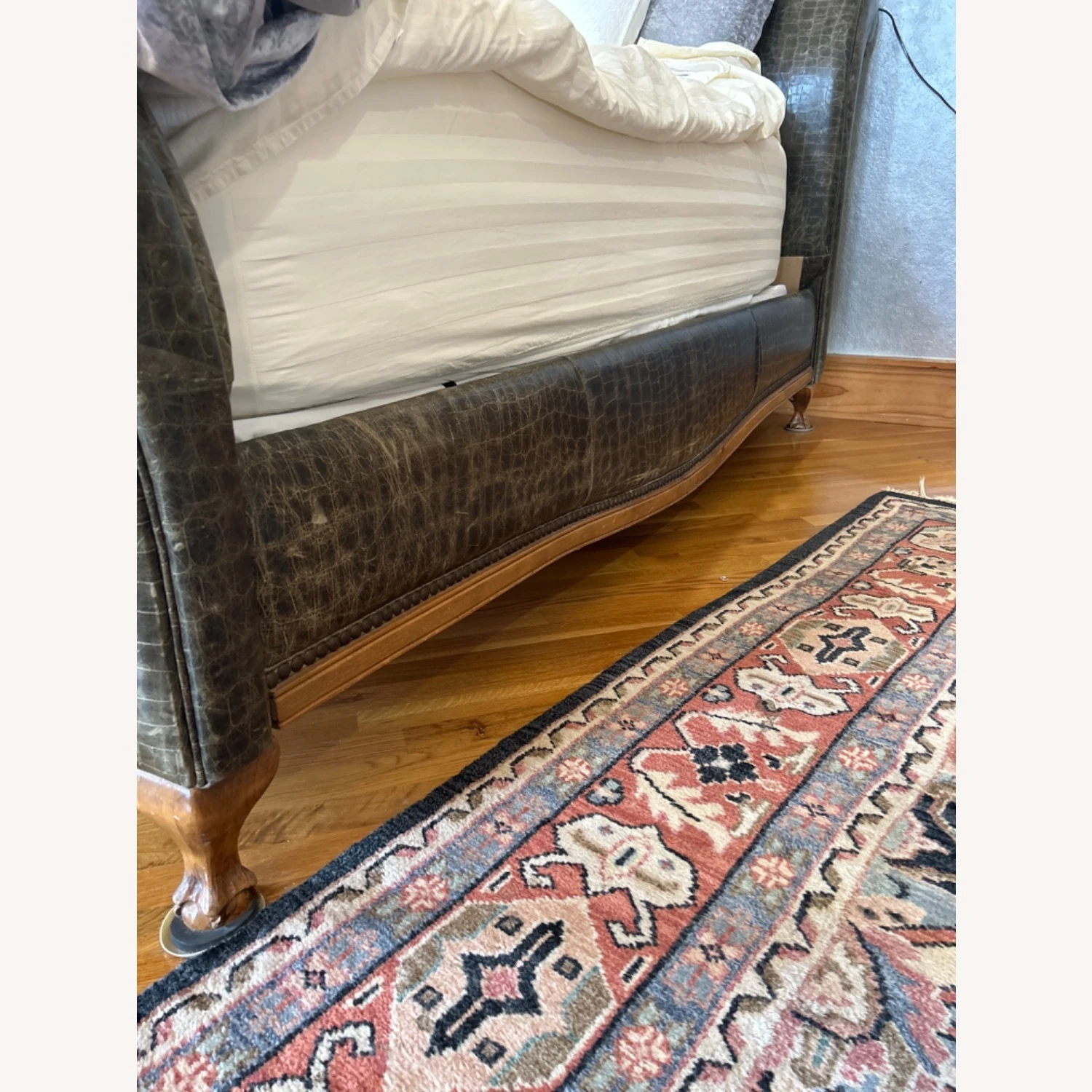 Other Embossed Leather Designer King Bed - Image 2