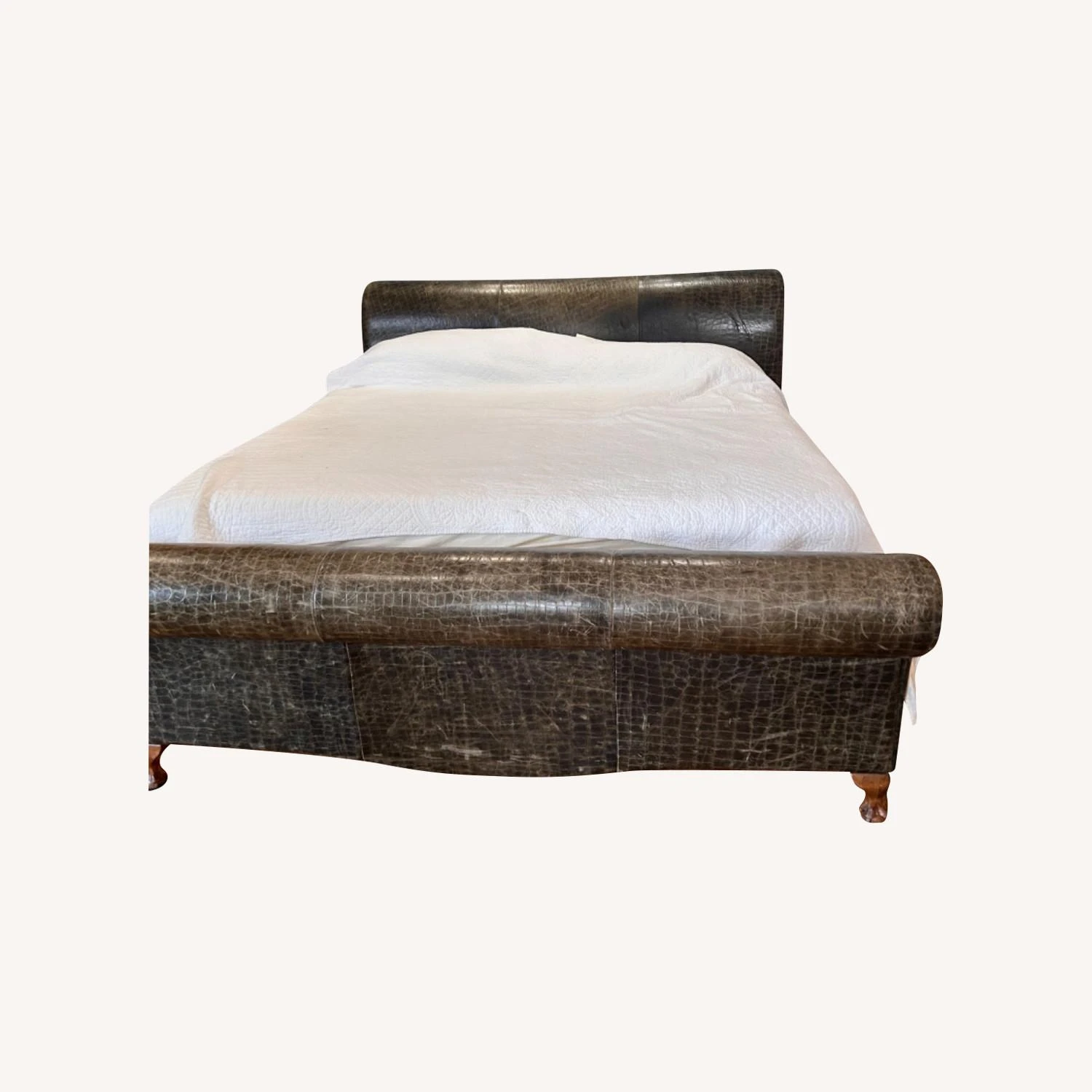 Other Embossed Leather Designer King Bed - Image 4