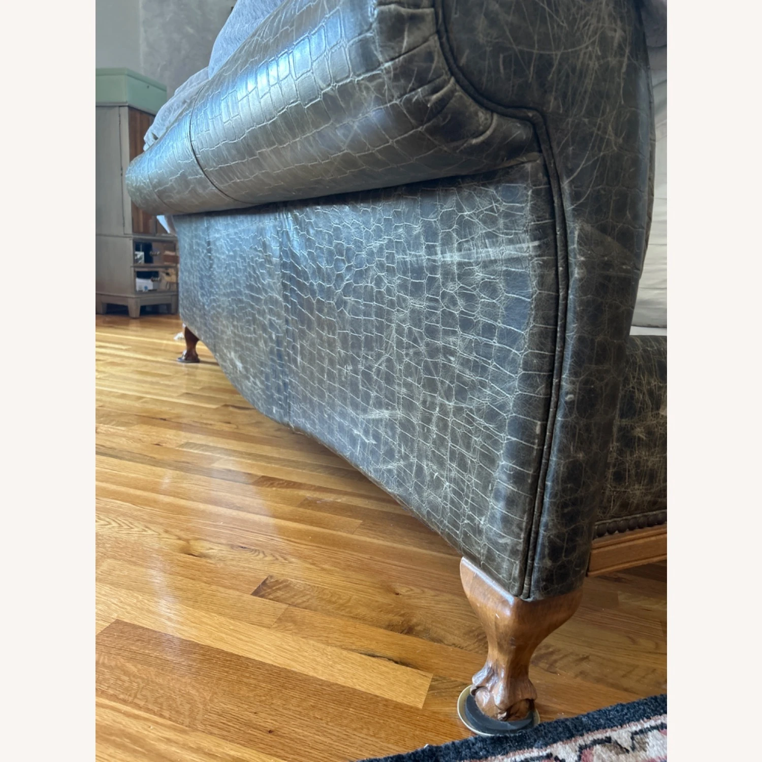 Other Embossed Leather Designer King Bed - Image 13