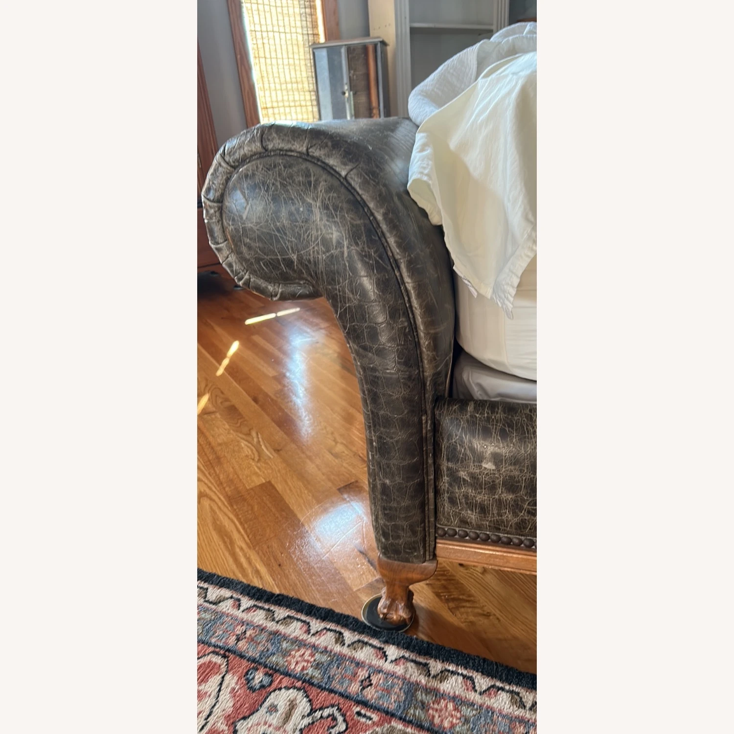 Other Embossed Leather Designer King Bed - Image 15