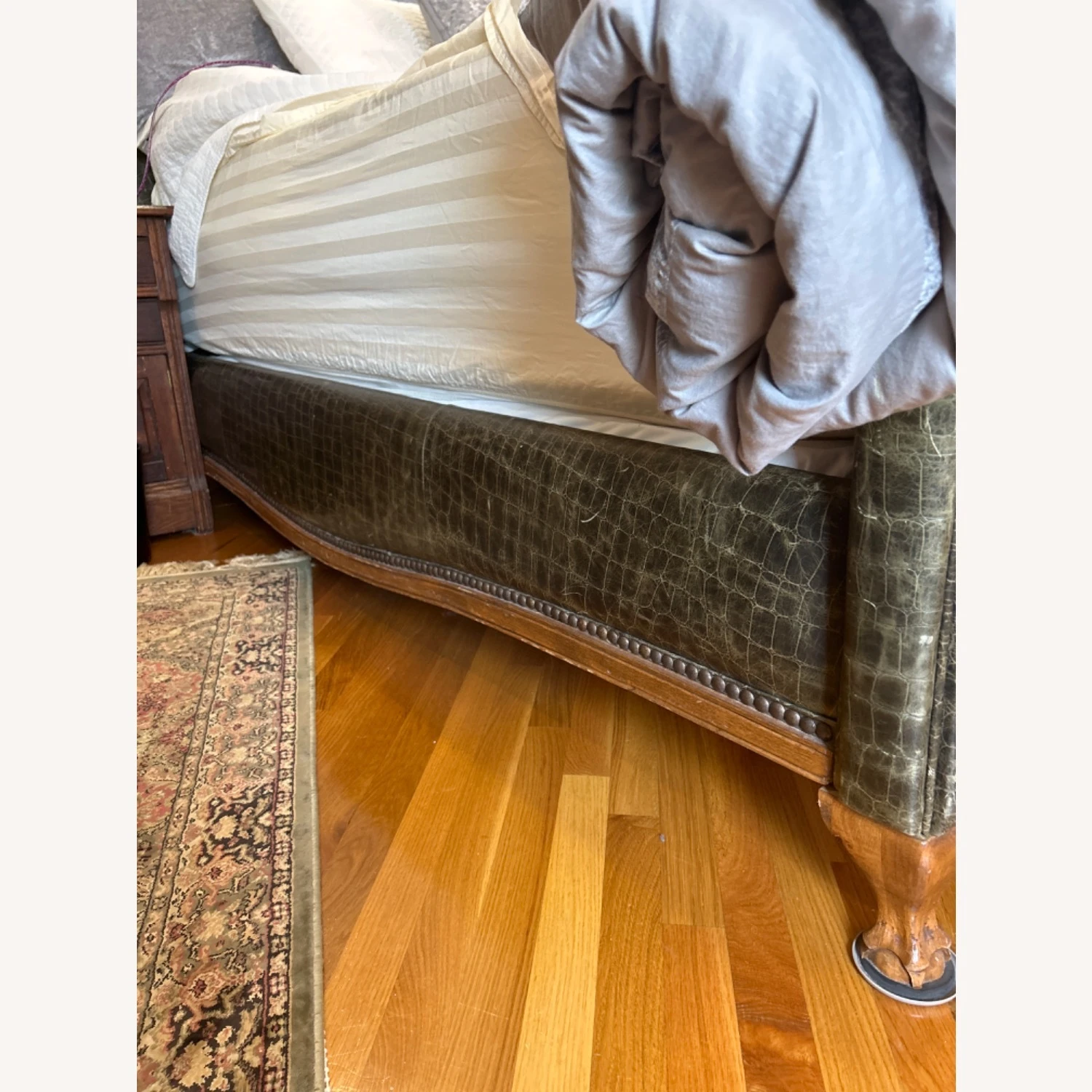 Other Embossed Leather Designer King Bed - Image 16