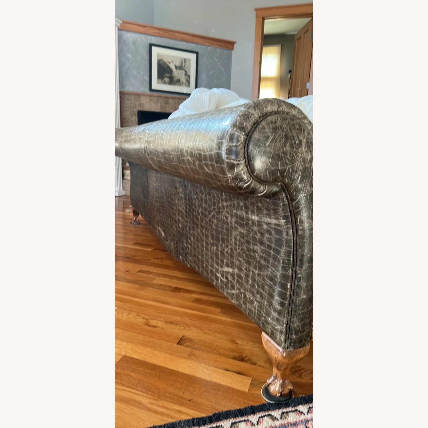 Other Embossed Leather Designer King Bed - Image 17