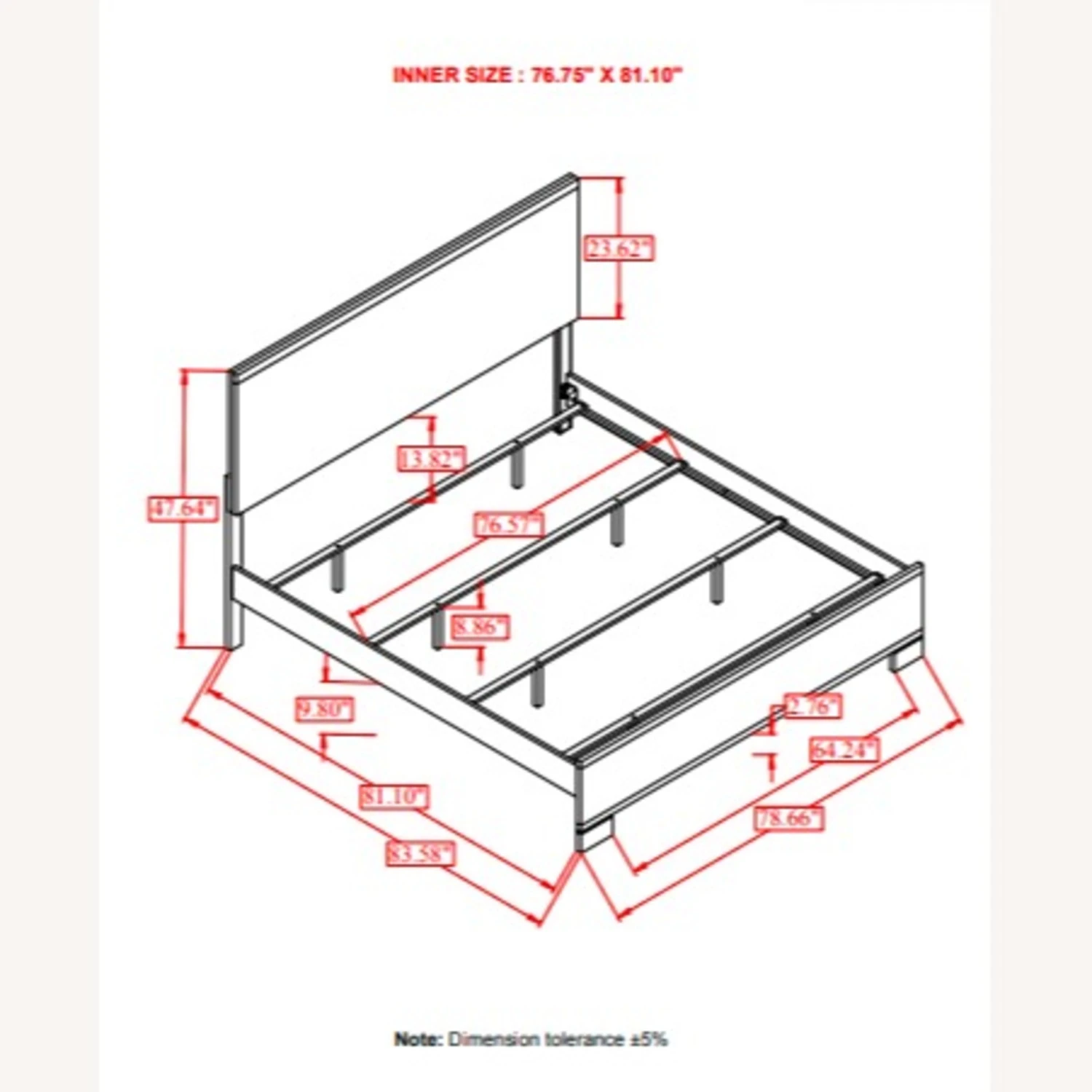 Other King Bed In Rustic Tobacco With Straight Headboard - Image 3