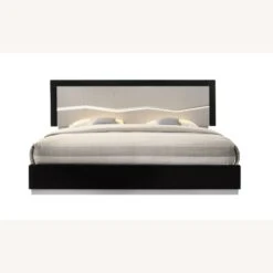 Other King Bed In Light Grey& Black Lacquer Finish