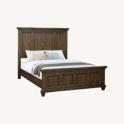Other King Bed In Acacia Brown Wood Finish