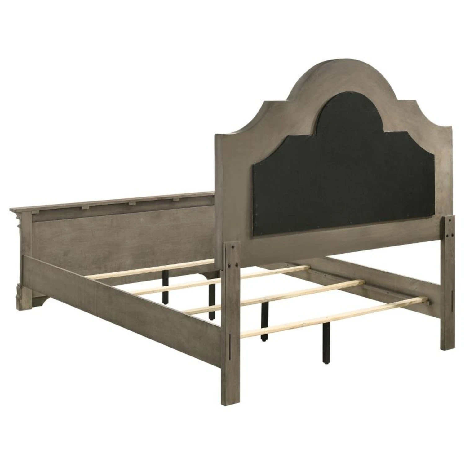 Other King Bed In Wheat W Arched Upholstered Headboard - Image 8