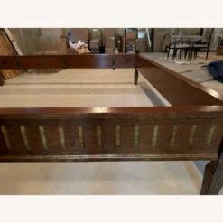 Other King Size Wood Frame/Fabric Bed