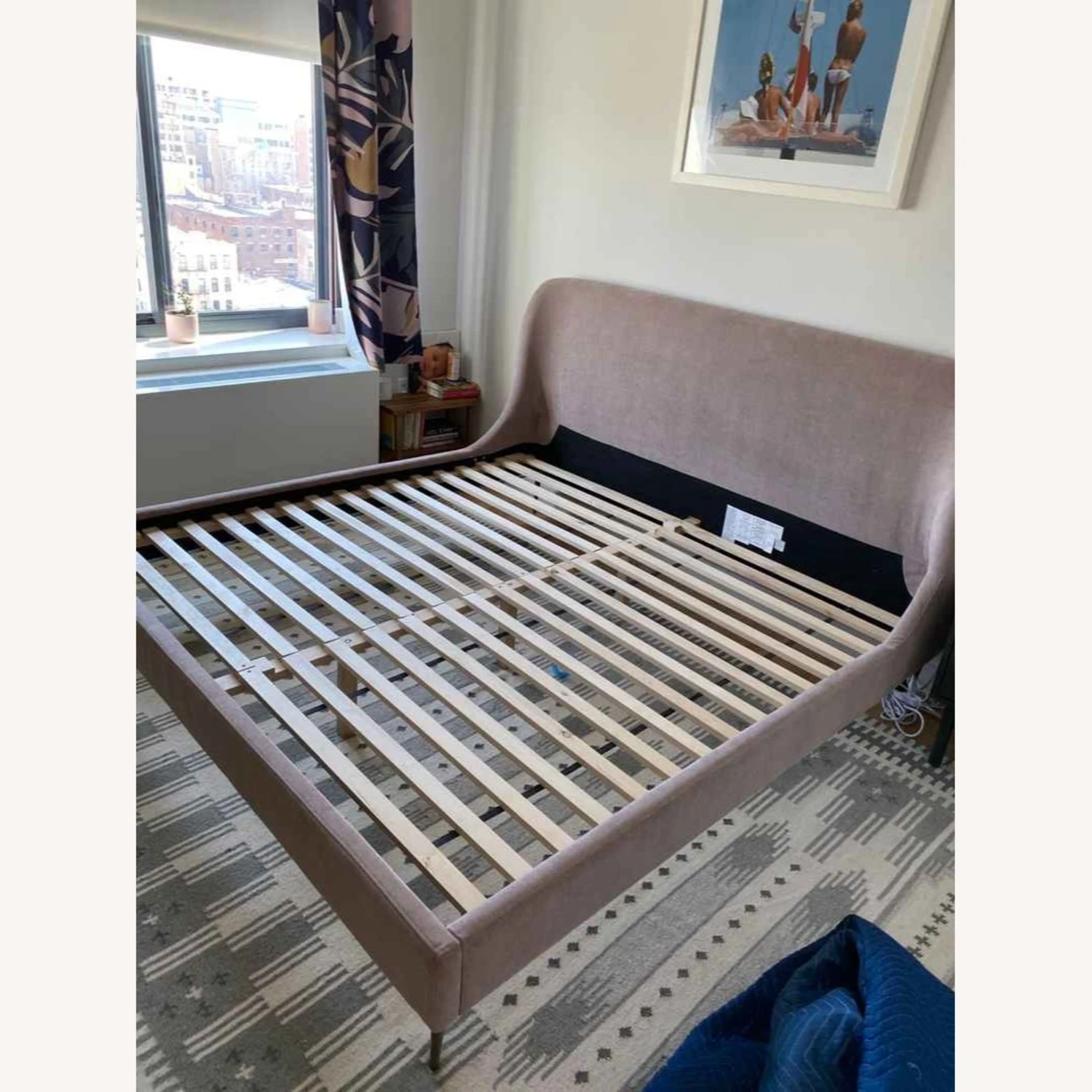 West Elm Luna Upholstered Bed - Image 6