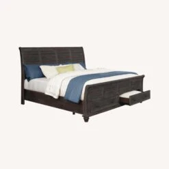 Other King Storage Bed In Weathered Carbon Finish