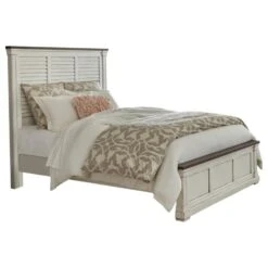 Other Farmhouse Style King Bed In Dark Rum Finish
